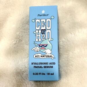 New Purifect CEO of H2O Hyaluronic Acid Facial Serum .33oz